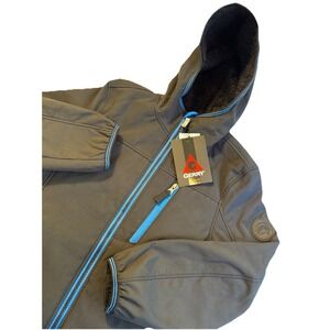 GERRY Falcon Soft‎ Shell Jacket-Black With Faux Liner -Youth Size SMALL